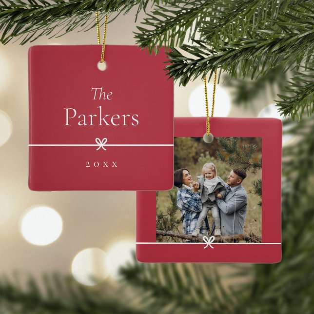 Ornamento De Cerâmica Vermelha | Foto mínima simples do Arco (Criador carregado)