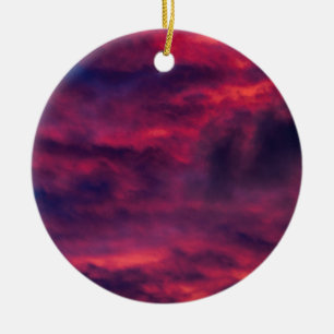 Ornamento De Cerâmica vermelho augural