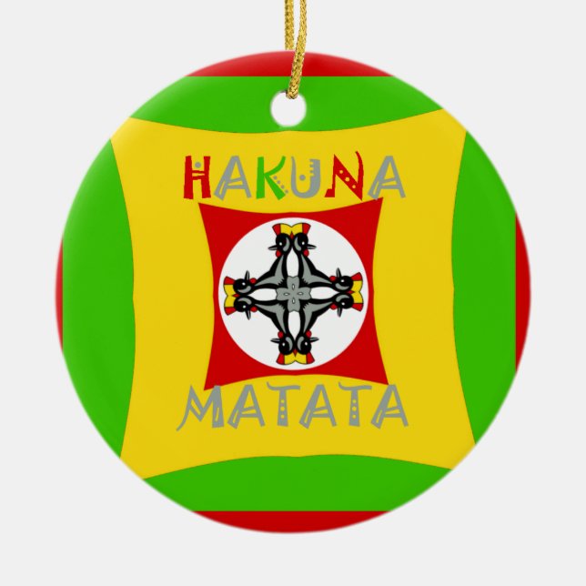 Ornamento De Cerâmica Vermelho Ouro Vermelho de Massa Difundida Verde (Frente)