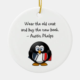 Ornamento De Cerâmica Vestir a citação do Comprar Antigo Livro do Casa