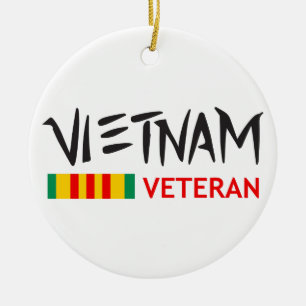 Ornamento De Cerâmica Veterano de Vietnam