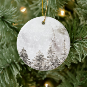 Ornamento De Cerâmica viagem de férias de Natal