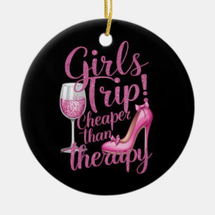 Ornamento De Cerâmica Viagem de Meninas Mais Barata Que Terapia Fim de S