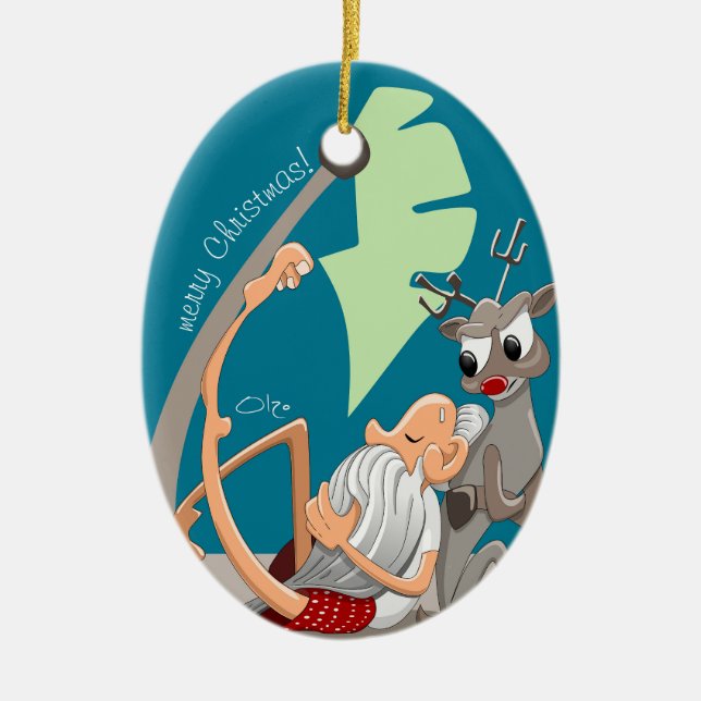 Ornamento De Cerâmica Víblias de Natal (Frente)