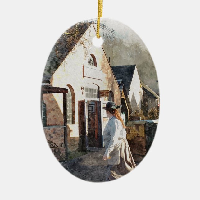 ORNAMENTO DE CERÂMICA VICTORIAN ENGLAND (Frente)