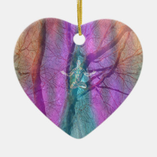 Ornamento De Cerâmica Vida Colorida