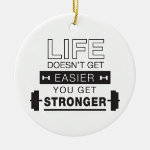 Ornamento De Cerâmica Vida do halterofilismo