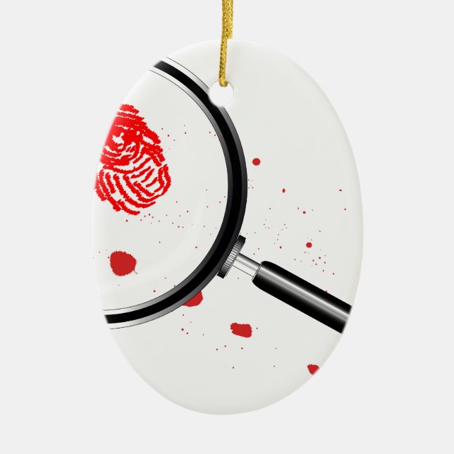 Ornamento De Cerâmica Vidro de Ampliação de Detectores (Frente)