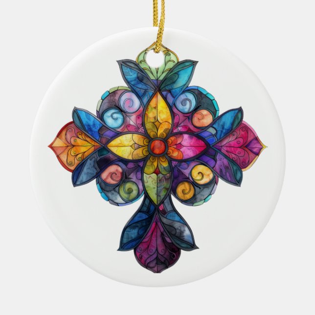 ORNAMENTO DE CERÂMICA VIDRO RETIRADO BRILHANTE (Frente)