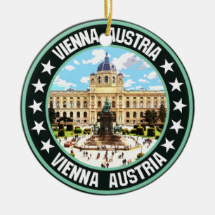 Ornamento De Cerâmica Viena