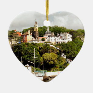 ORNAMENTO DE CERÂMICA VILAS DE WALES