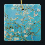 Ornamento De Cerâmica Vincent van Gogh - Almond Blossom<br><div class="desc">Flor de amêndoa / Ramificações com Flor de Amêndoa - Vincent van Gogh,  Oil on Canvas,  1890</div>