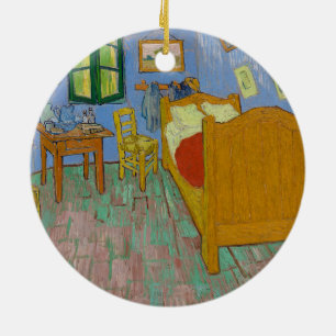 Ornamento De Cerâmica Vincent Van Gogh Bedroom Painting