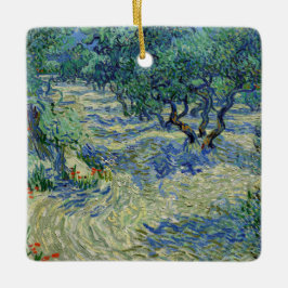 Ornamento De Cerâmica Vincent van Gogh - Olive Orchard