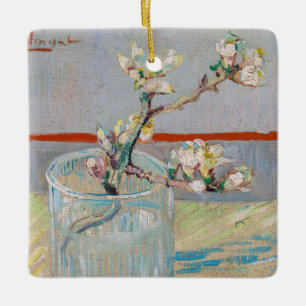 Ornamento De Cerâmica Vincent van Gogh - Ramo de Amendoeira num Copo