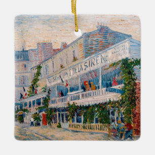 Ornamento De Cerâmica Vincent van Gogh - Restaurante da Sereia