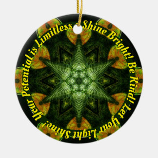 Ornamento De Cerâmica Vinheta STARSEED
