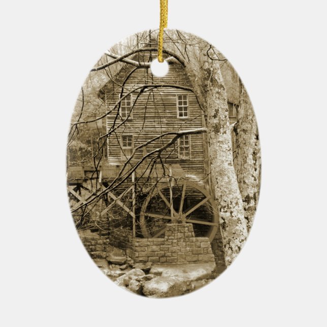 Ornamento De Cerâmica Vintage (Frente)