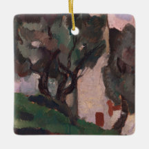 Vintage American Trabalho de arte Landscape Painti