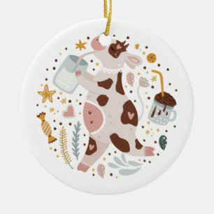 Ornamento De Cerâmica Vintage Angel Ornament