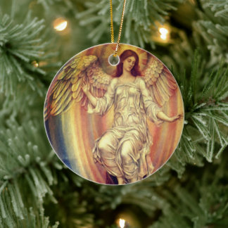 Ornamento De Cerâmica Vintage Angel Wings