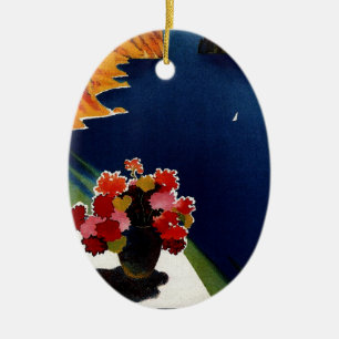 Ornamento De Cerâmica Vintage Capri Itália Viagem