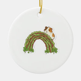 Ornamento De Cerâmica Vintage Legumes Arco-íris de Porquinho-da-índia Di
