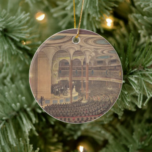 Ornamento De Cerâmica Vintage Music, Jenny Lind, Cantora De Ópera Sueca