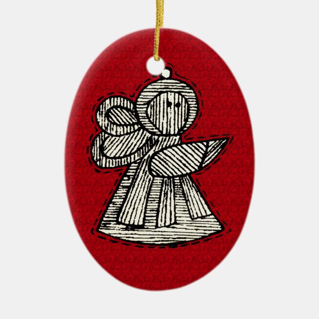 Ornamento De Cerâmica Vintage Ornaments (Frente)