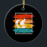 Ornamento De Cerâmica Vintage Wakeboard Wakesurfing Wakesurfer<br><div class="desc">Design de Wakeboard Wakesurfing. Esta Design é uma adição de excelente aos seus acessórios de Wakeboard.</div>