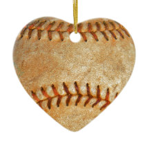 Vintage White Baseball Red Stitching