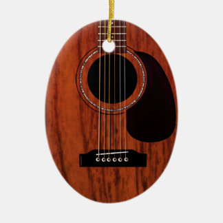 Ornamento De Cerâmica Violão Acústico Superior de Mahogany