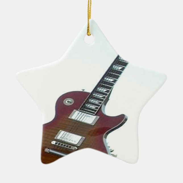 Ornamento De Cerâmica Violão elétrico (Frente)