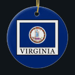 Ornamento De Cerâmica Virgínia<br><div class="desc">Virgínia</div>