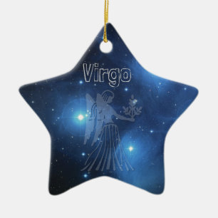 Ornamento De Cerâmica Virgo