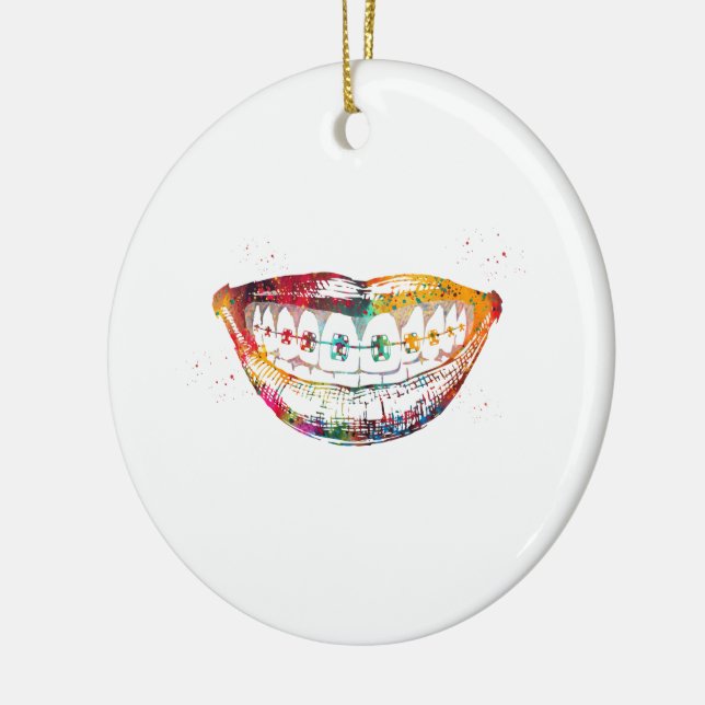 Ornamento De Cerâmica Vísceras dentárias (Esquerda)