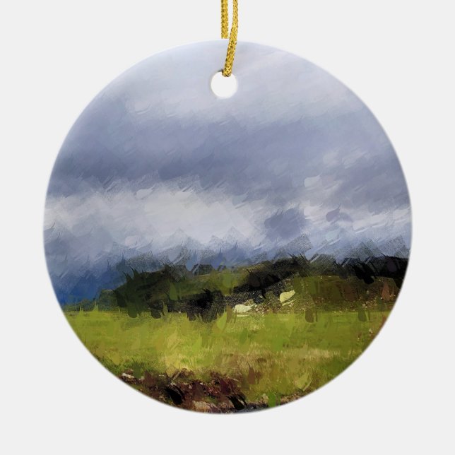 ORNAMENTO DE CERÂMICA VISÕES DAS PAREDES (Frente)