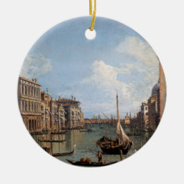 Ornamento De Cerâmica Vista Canaletto do Grande Canal