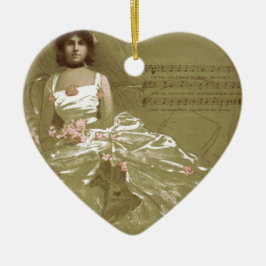 Ornamento De Cerâmica vitorioso musical