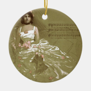 Ornamento De Cerâmica vitorioso musical