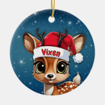 Vixen Baby Deer, Fawn, Doe, Reindeer 🦌🎄