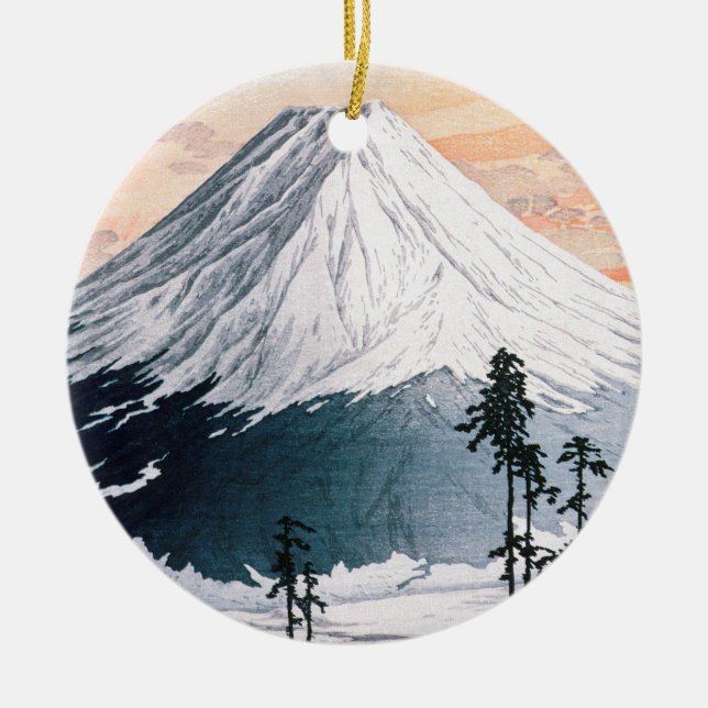 Ornamento De Cerâmica Vizinhança de Katsuyama por Hiroaki Takahashi (Frente)