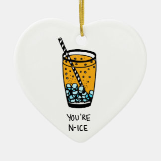 Ornamento De Cerâmica Você é N-Gelo