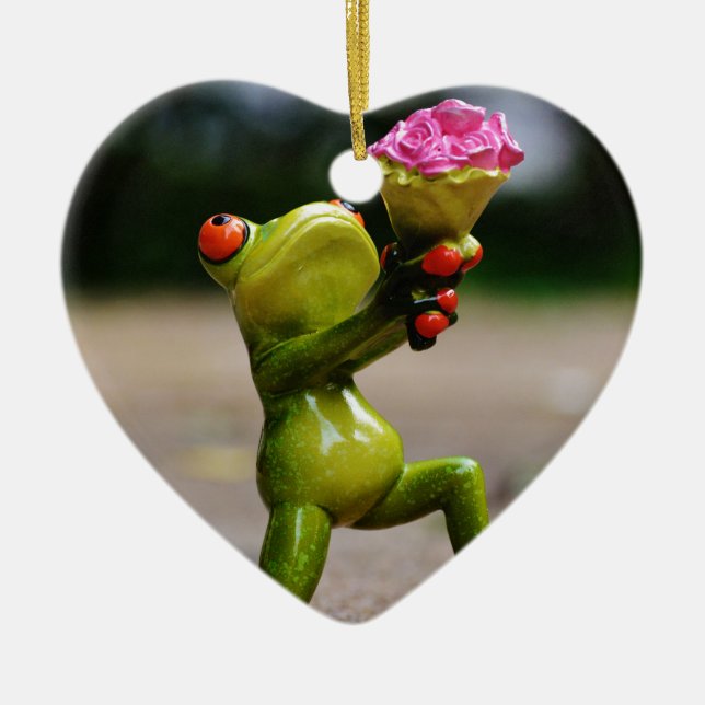 Ornamento De Cerâmica Você será meu.... (Frente)