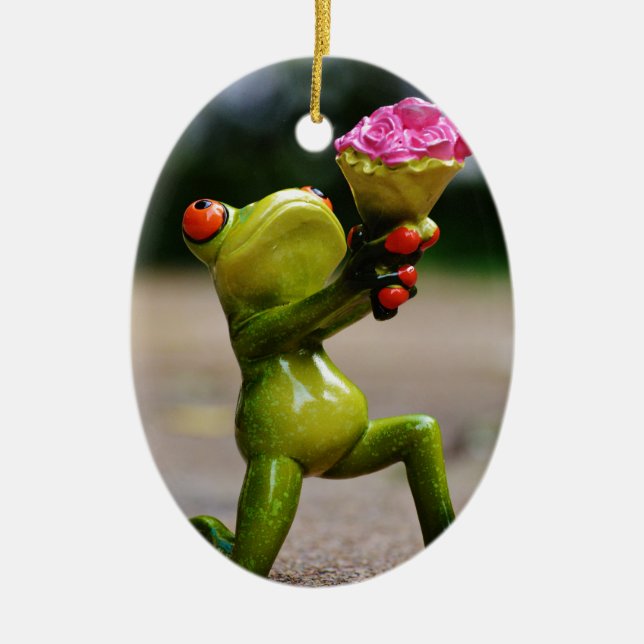 Ornamento De Cerâmica Você será meu.... (Frente)