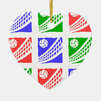 Ornamento De Cerâmica voleibol