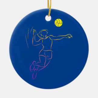 Ornamento De Cerâmica Voleibol feminino em vôlei