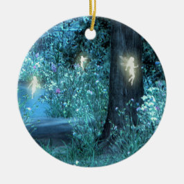 Ornamento De Cerâmica Vôo feericamente mágico Orniment da noite