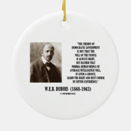 Ornamento De Cerâmica W.E.B. Teoria de Dubois do governo democrático