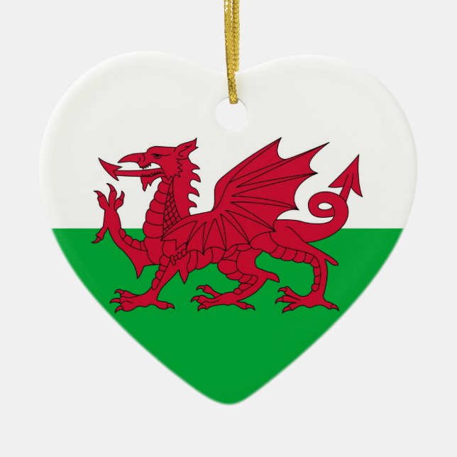 ORNAMENTO DE CERÂMICA WALES (Frente)